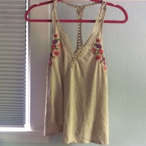 Hollister racerback tank top